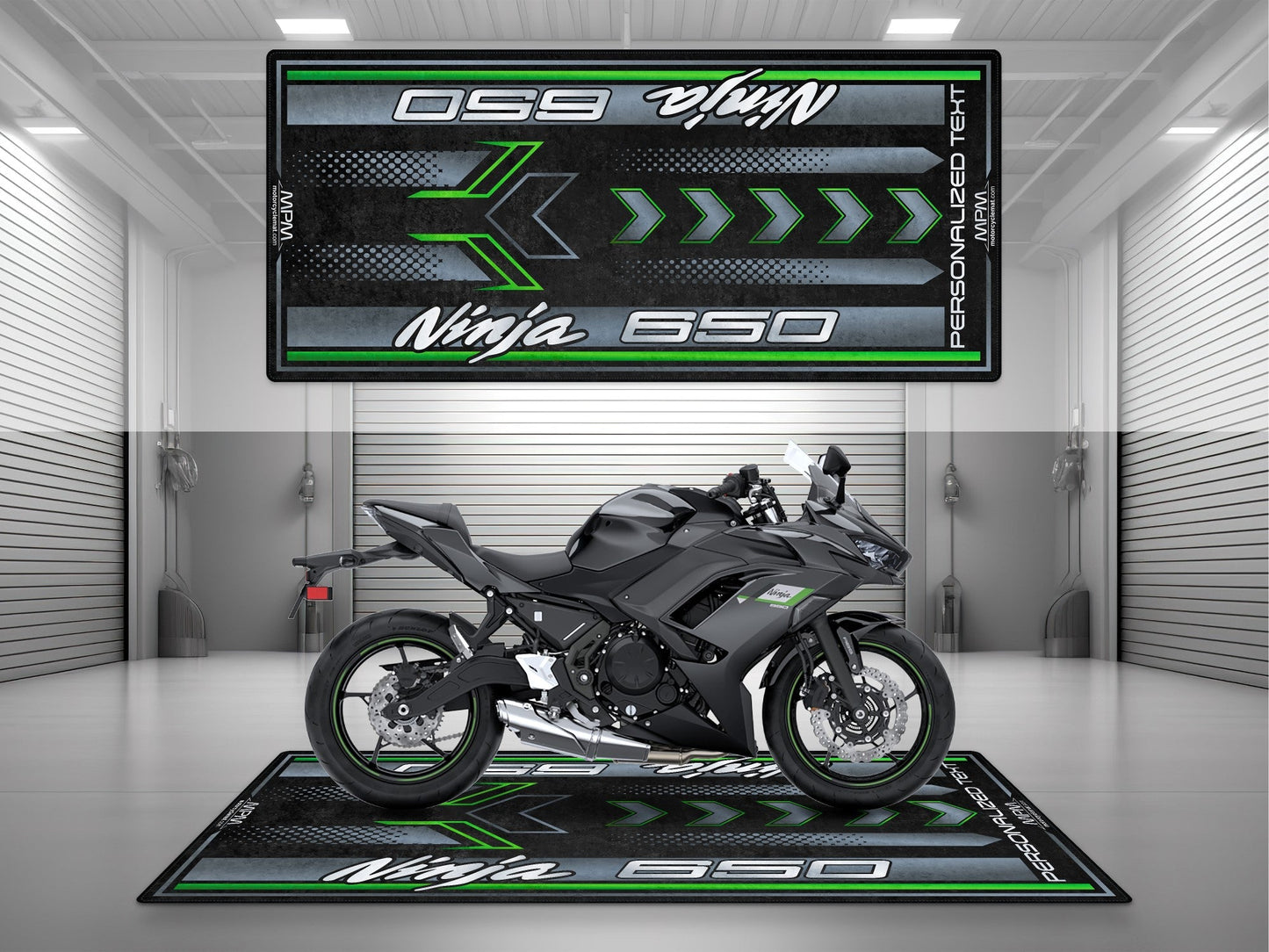 MPM Motorcycle Mat for Kawasaki Ninja 650 - MM7388 - Howling Moto
