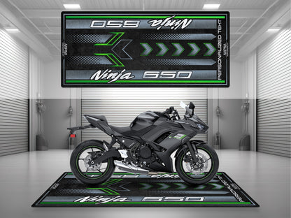 MPM Motorcycle Mat for Kawasaki Ninja 650 - MM7388 - Howling Moto