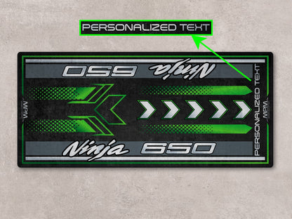 MPM Motorcycle Mat for Kawasaki Ninja 650 - MM7388 - Howling Moto