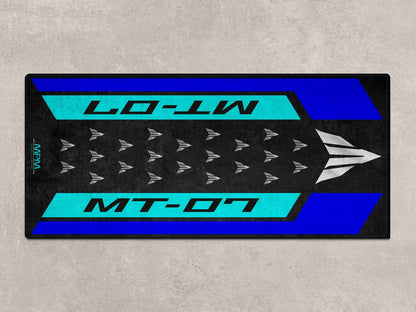 Designed Pit Mat for Yamaha MT-07 Motorcycle - MM7119 - Howling Moto