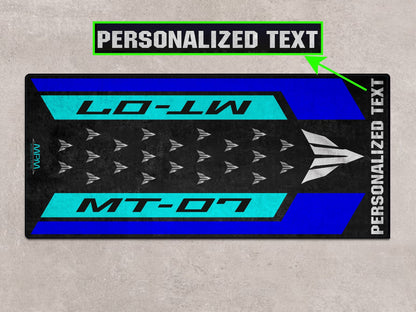 Designed Pit Mat for Yamaha MT-07 Motorcycle - MM7119 - Howling Moto