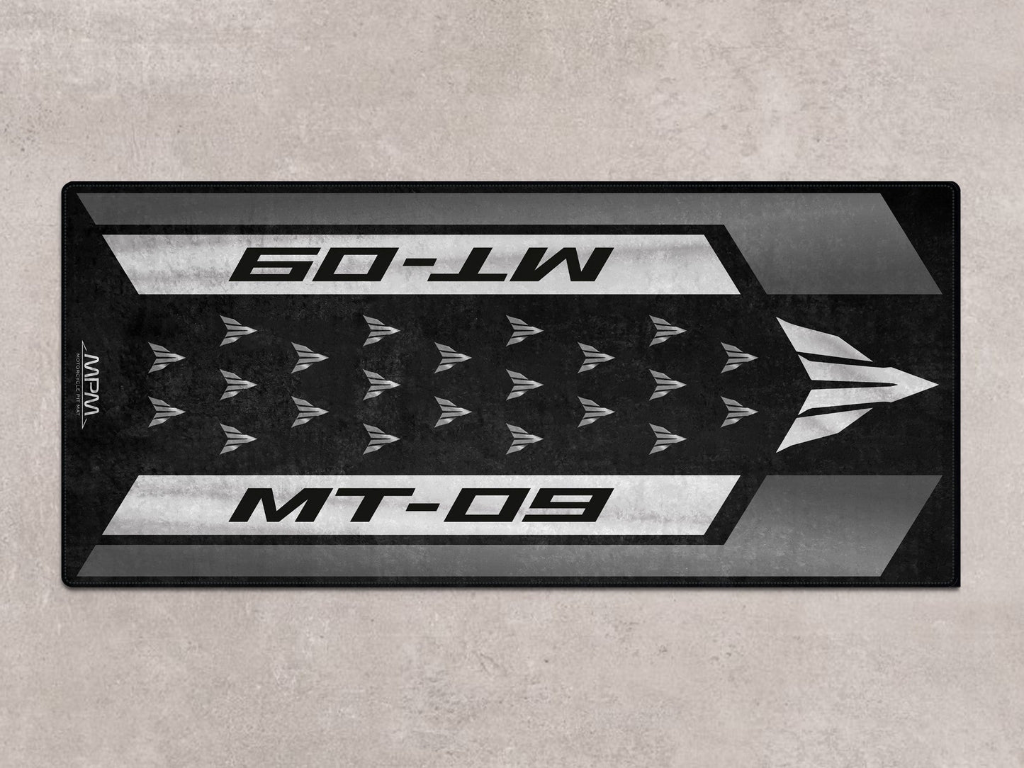 Designed Pit Mat for Yamaha MT-09 Motorcycle - MM7117 - Howling Moto