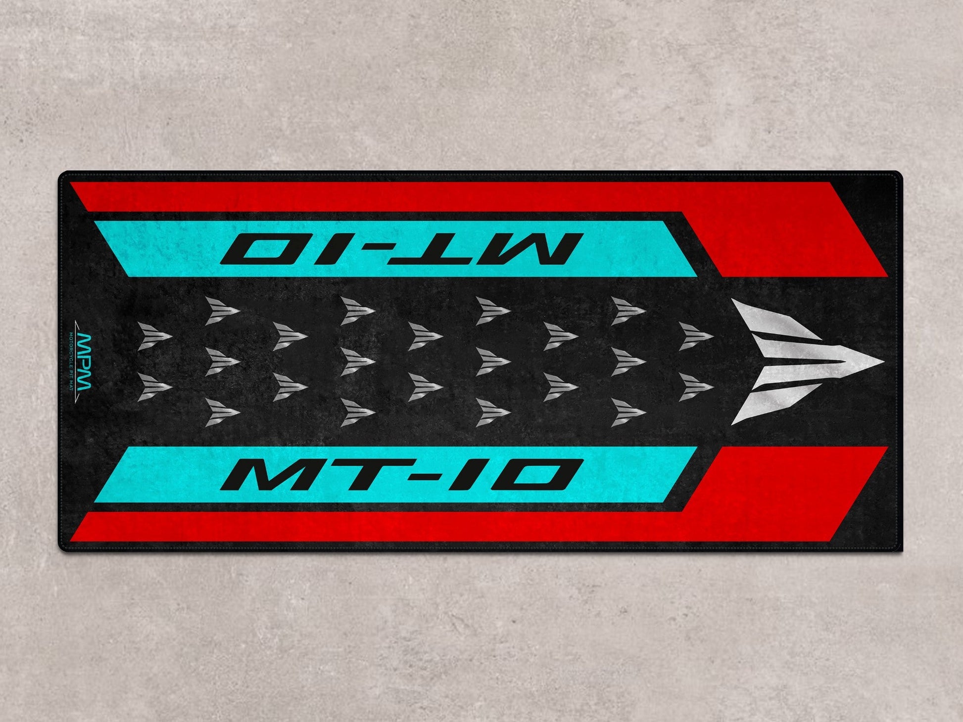 Designed Pit Mat for Yamaha MT-10 Motorcycle - MM7115 - Howling Moto