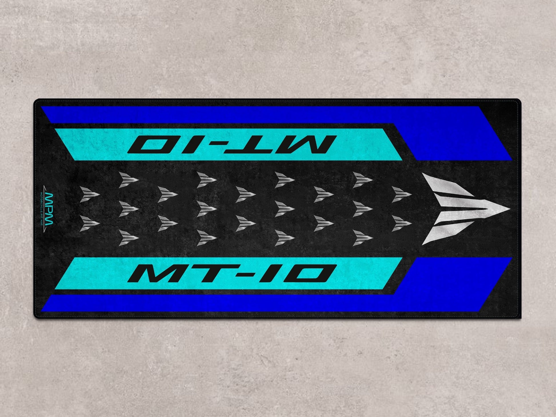 Designed Pit Mat for Yamaha MT-10 Motorcycle - MM7115 - Howling Moto