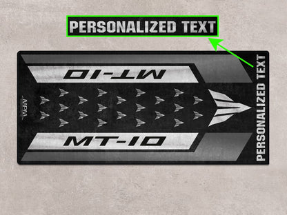 Designed Pit Mat for Yamaha MT-10 Motorcycle - MM7115 - Howling Moto