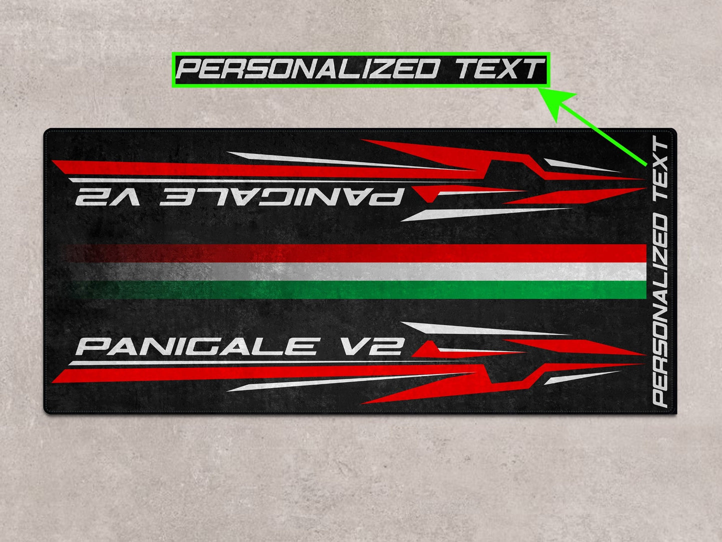 Designed Pit Mat for Ducati Panigale V2 Motorcycle - MM7186 - Howling Moto