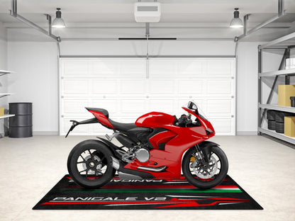 Designed Pit Mat for Ducati Panigale V2 Motorcycle - MM7186 - Howling Moto