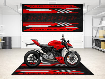 MPM Motorcycle Mat for Ducati Streetfighter V2 - MM7258 - Howling Moto