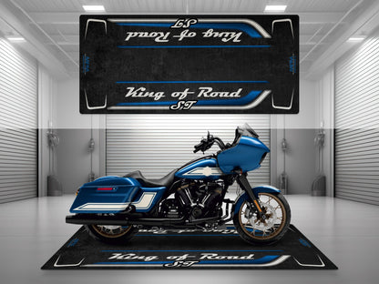 Motorcycle Mat for Cruiser Motorcycle "King of Road ST" - MM7347 - Howling Moto