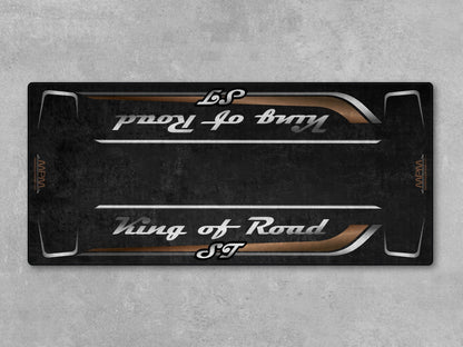 Motorcycle Mat for Cruiser Motorcycle "King of Road ST" - MM7347 - Howling Moto
