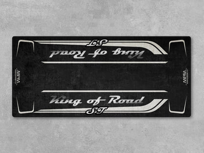 Motorcycle Mat for Cruiser Motorcycle "King of Road ST" - MM7347 - Howling Moto