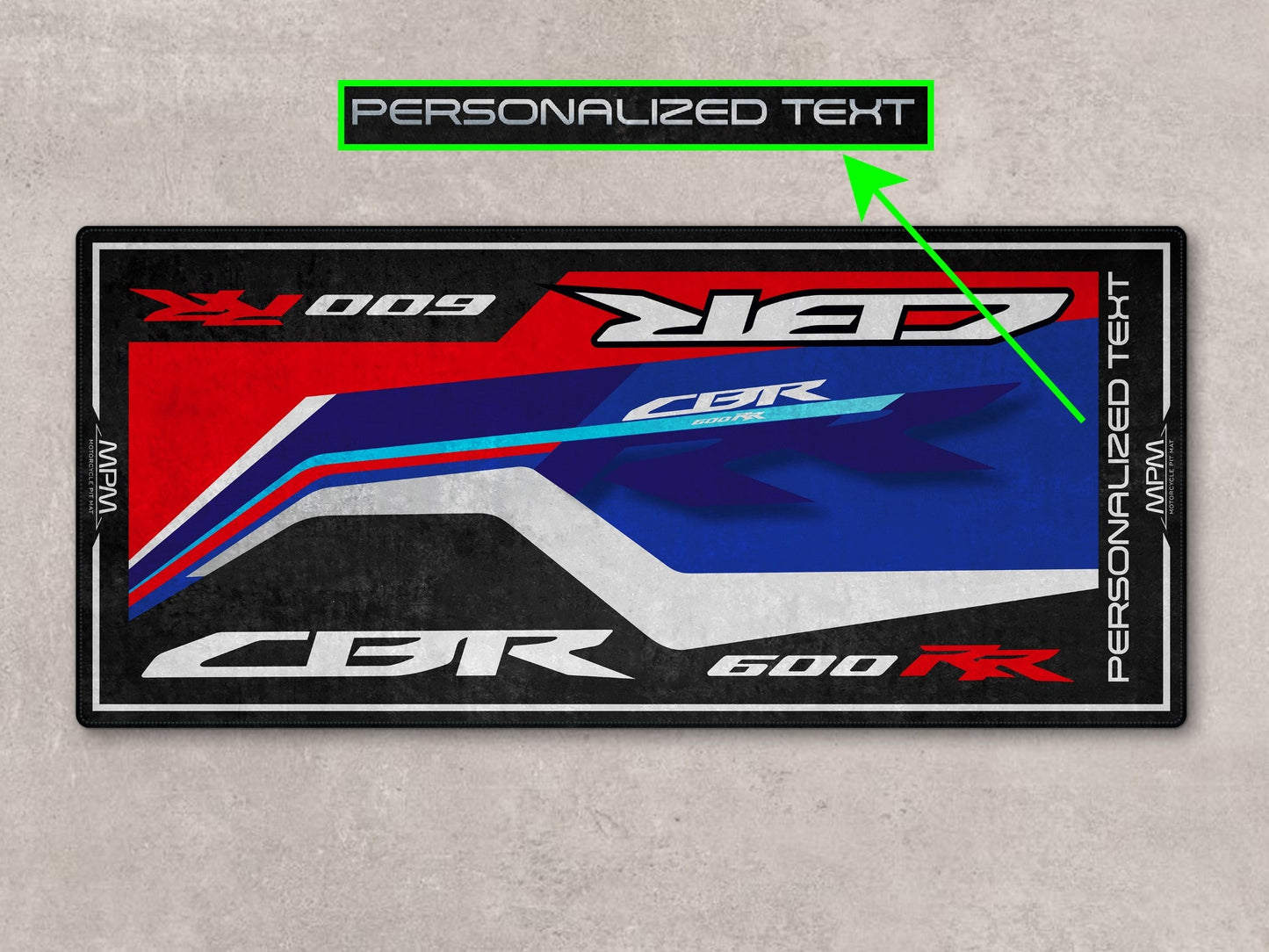 Designed Pit Mat for Honda CBR 600RR Motorcycle - MM7443 - Howling Moto