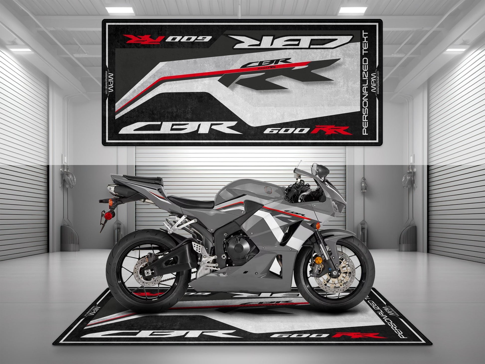 Designed Pit Mat for Honda CBR 600RR Motorcycle - MM7443 - Howling Moto
