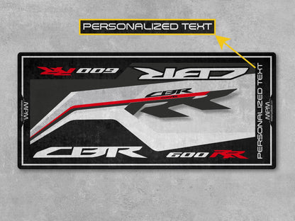 Designed Pit Mat for Honda CBR 600RR Motorcycle - MM7443 - Howling Moto