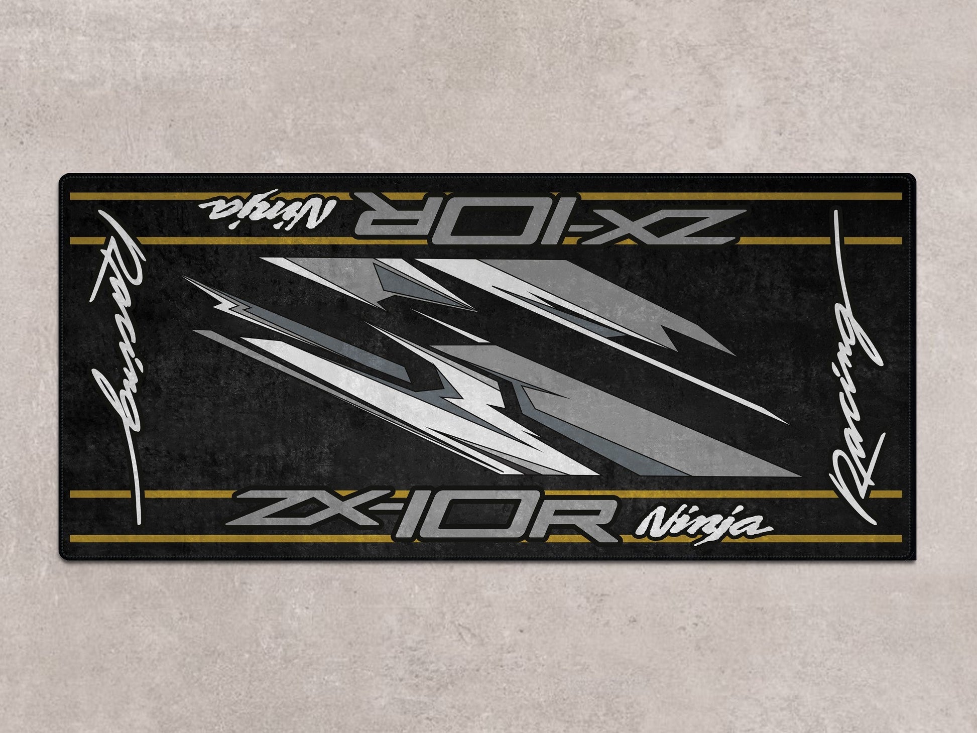 Designed Pit Mat for Kawasaki ZX-10R Motorcycle - MM7250 - Howling Moto
