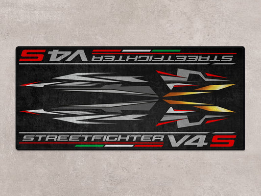 Designed Pit Mat for Ducati Streetfighter V4 S Motorcycle - MM7260 - Howling Moto