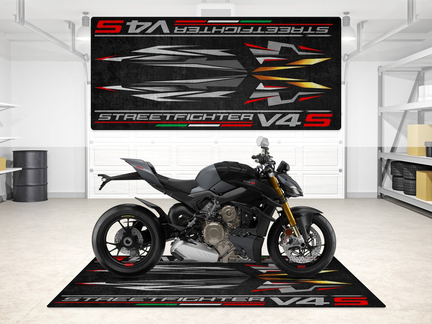 MPM Motorcycle Mat for Ducati Streetfighter V4 S - MM7260 - Howling Moto