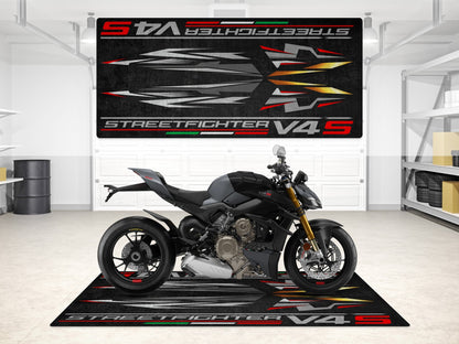 MPM Motorcycle Mat for Ducati Streetfighter V4 S - MM7260 - Howling Moto