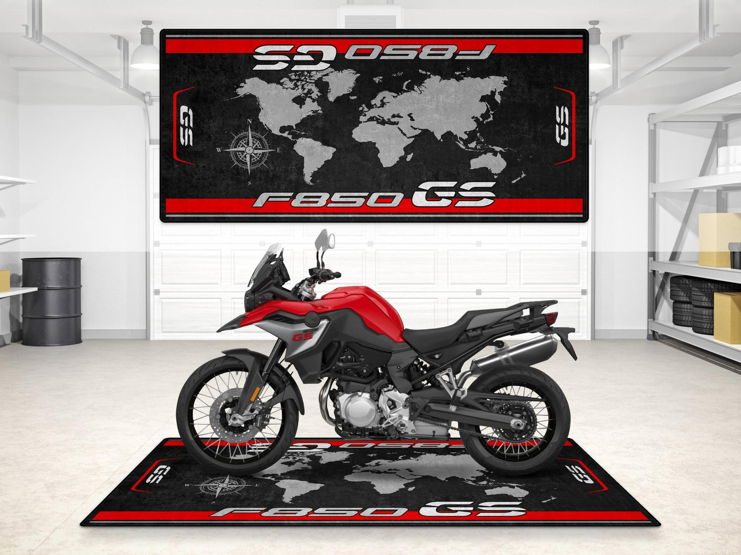 MPM Motorcycle Mat for BMW F850 GS - MM7295 - Howling Moto