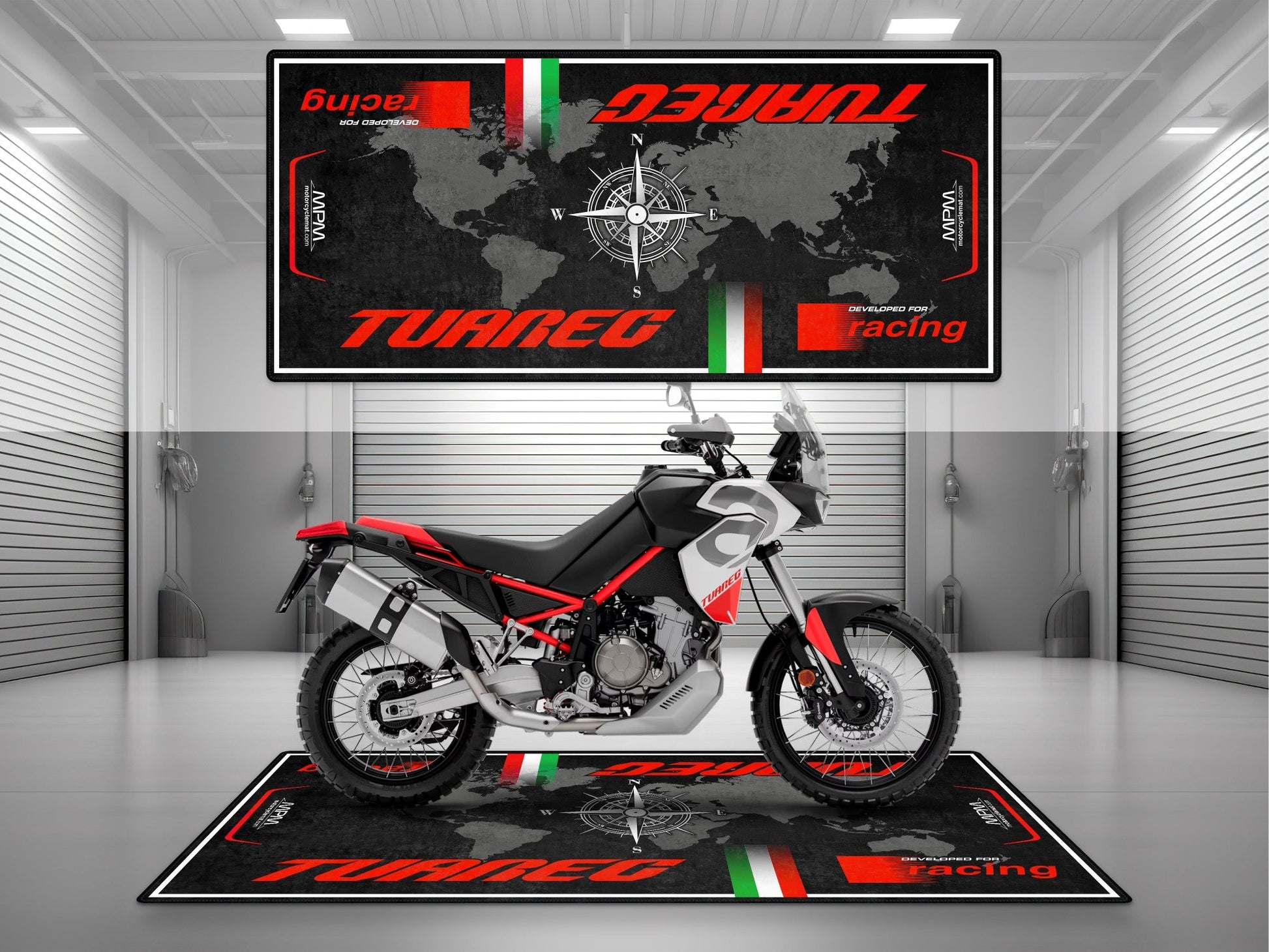 MPM Motorcycle Mat for Aprilia Tuareg - MM7274 - Howling Moto