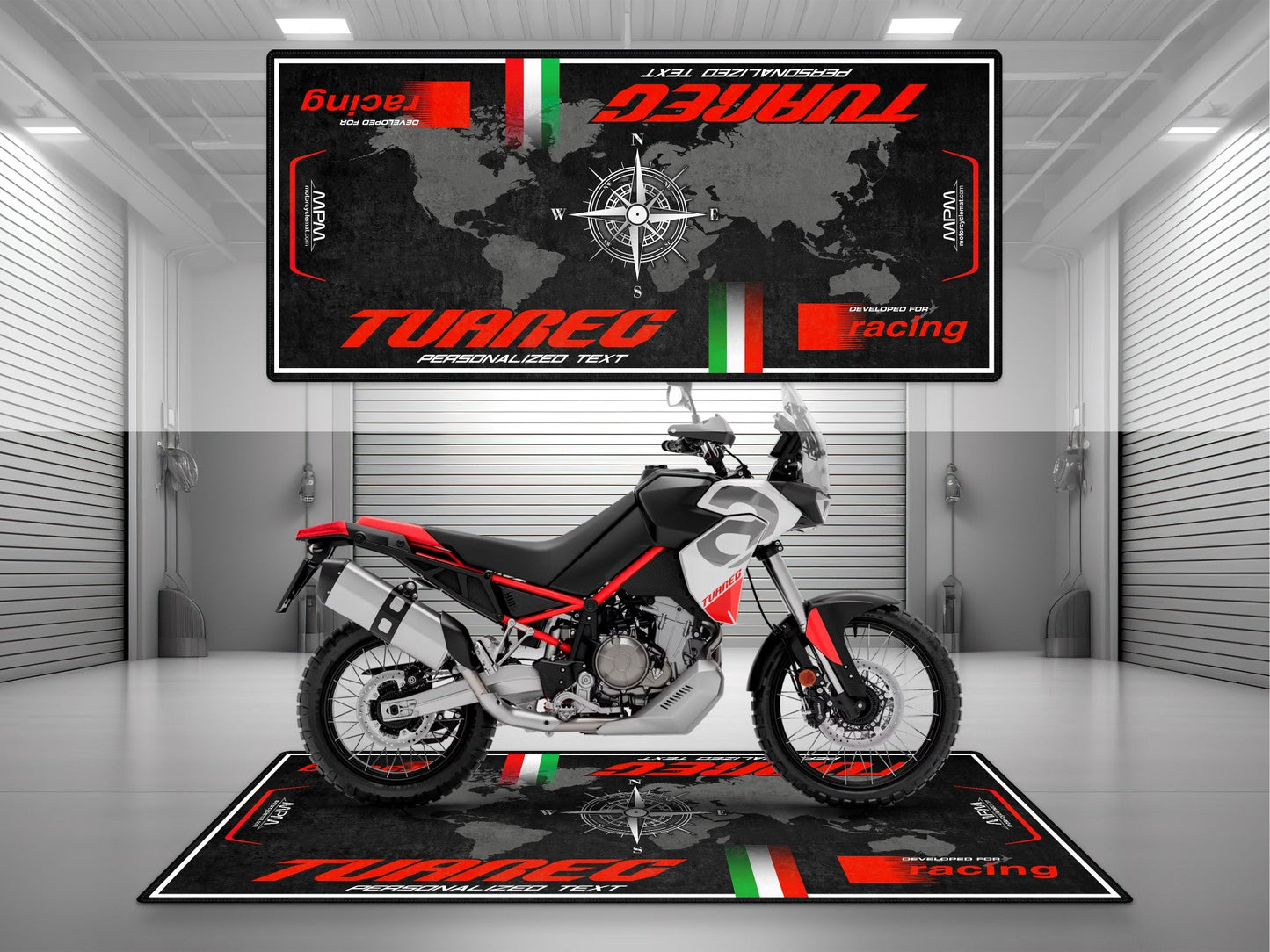 MPM Motorcycle Mat for Aprilia Tuareg - MM7274 - Howling Moto