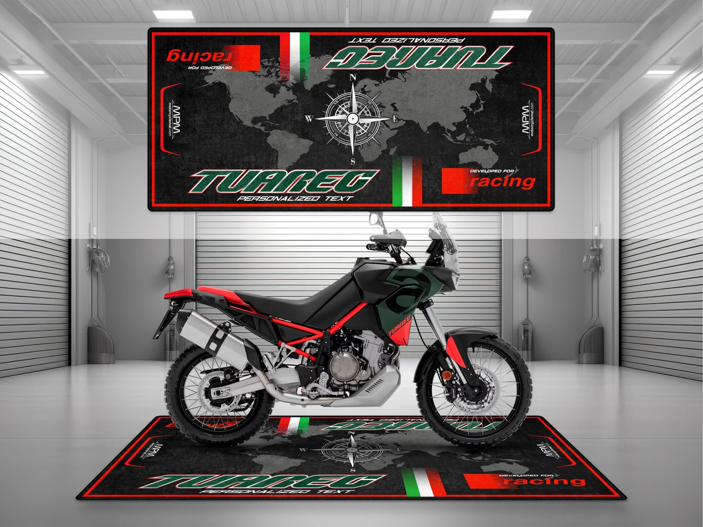 MPM Motorcycle Mat for Aprilia Tuareg - MM7274 - Howling Moto