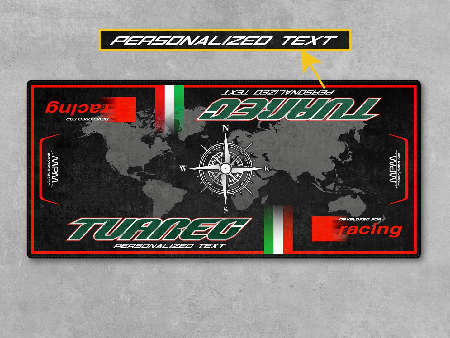 MPM Motorcycle Mat for Aprilia Tuareg - MM7274 - Howling Moto