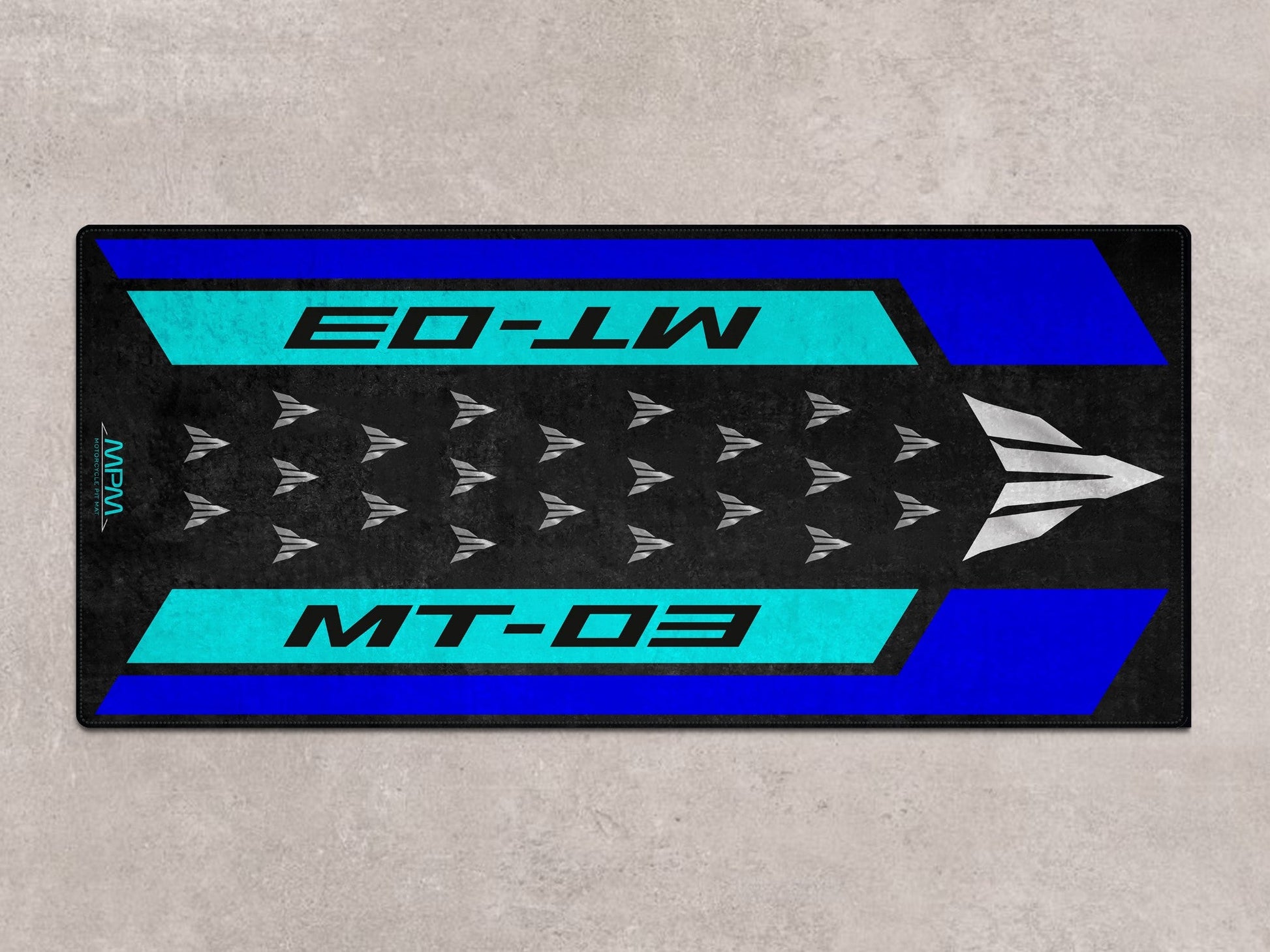 Designed Pit Mat for Yamaha MT-03 Motorcycle - MM7121 - Howling Moto