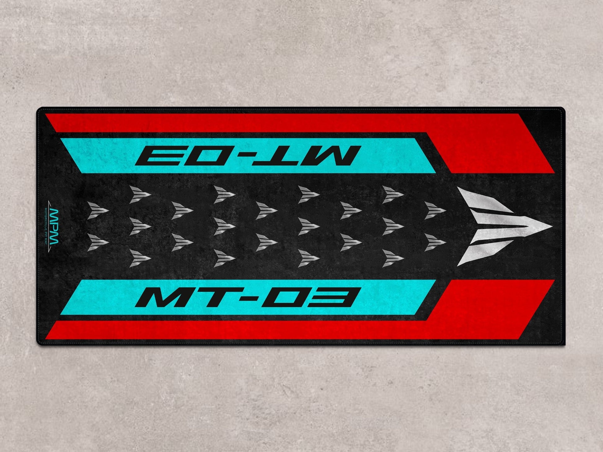 Designed Pit Mat for Yamaha MT-03 Motorcycle - MM7121 - Howling Moto