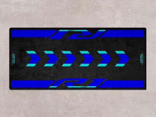 Designed Pit Mat for Yamaha R1 Motorcycle - MM7111 - Howling Moto