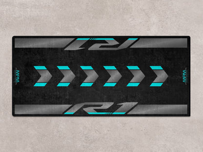 Designed Pit Mat for Yamaha R1 Motorcycle - MM7111 - Howling Moto