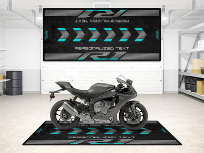 Designed Pit Mat for Yamaha R1 Motorcycle - MM7111 - Howling Moto