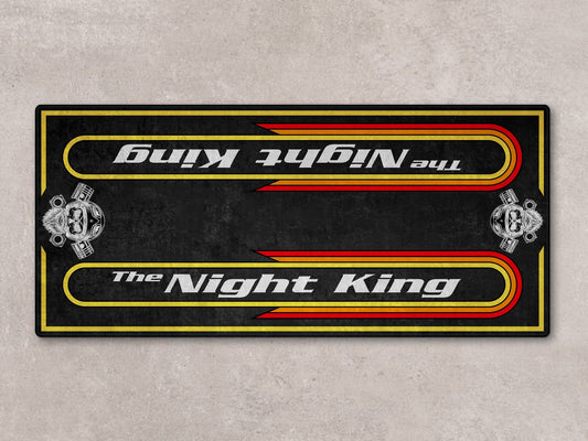 Motorcycle Mat For Cruiser Motorcycle "The Night King" - MM7301 - Howling Moto