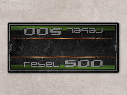 Designed Pit Mat for Honda Rebel 500 Motorcycle - MM7439 - Howling Moto