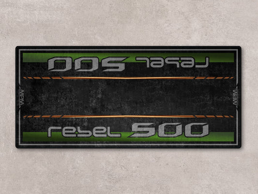 Designed Pit Mat for Honda Rebel 500 Motorcycle - MM7439 - Howling Moto