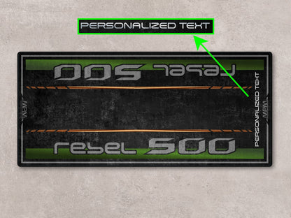 Designed Pit Mat for Honda Rebel 500 Motorcycle - MM7439 - Howling Moto
