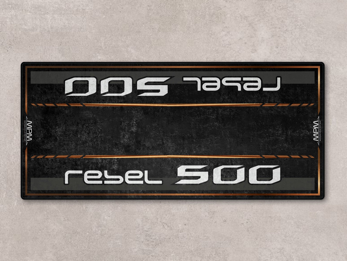 Designed Pit Mat for Honda Rebel 500 Motorcycle - MM7439 - Howling Moto