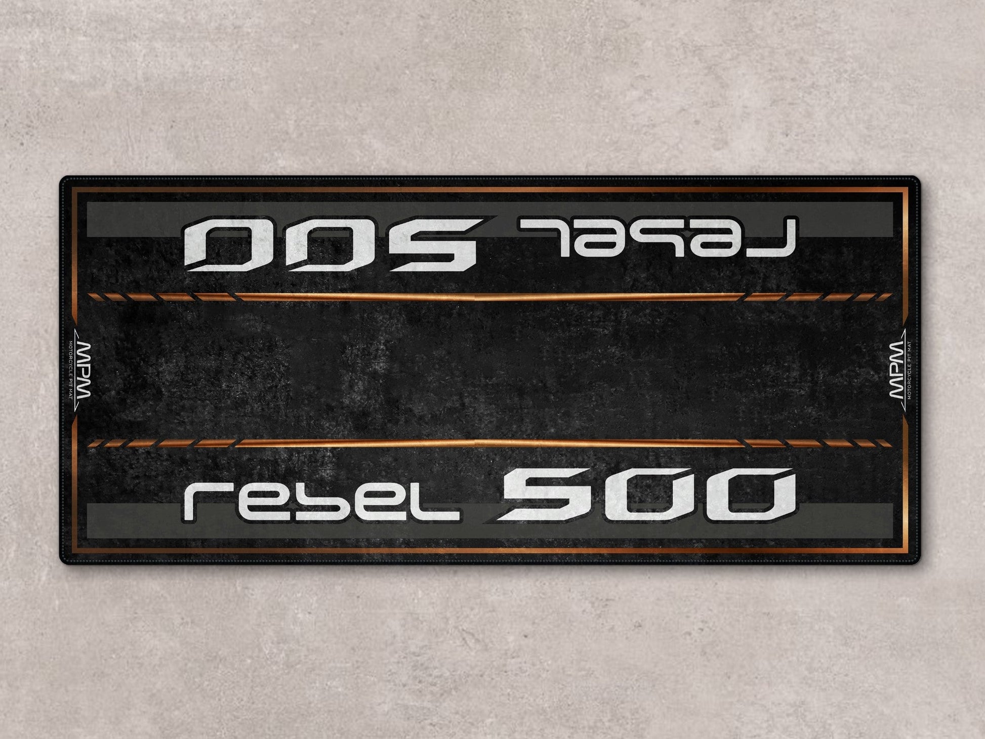 Designed Pit Mat for Honda Rebel 500 Motorcycle - MM7439 - Howling Moto
