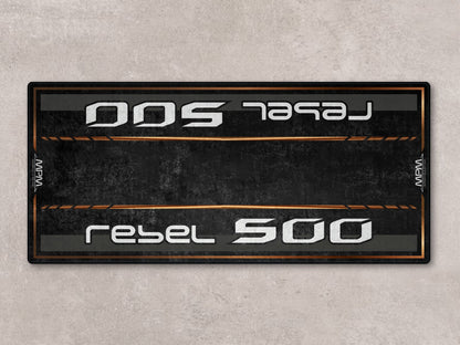 Designed Pit Mat for Honda Rebel 500 Motorcycle - MM7439 - Howling Moto