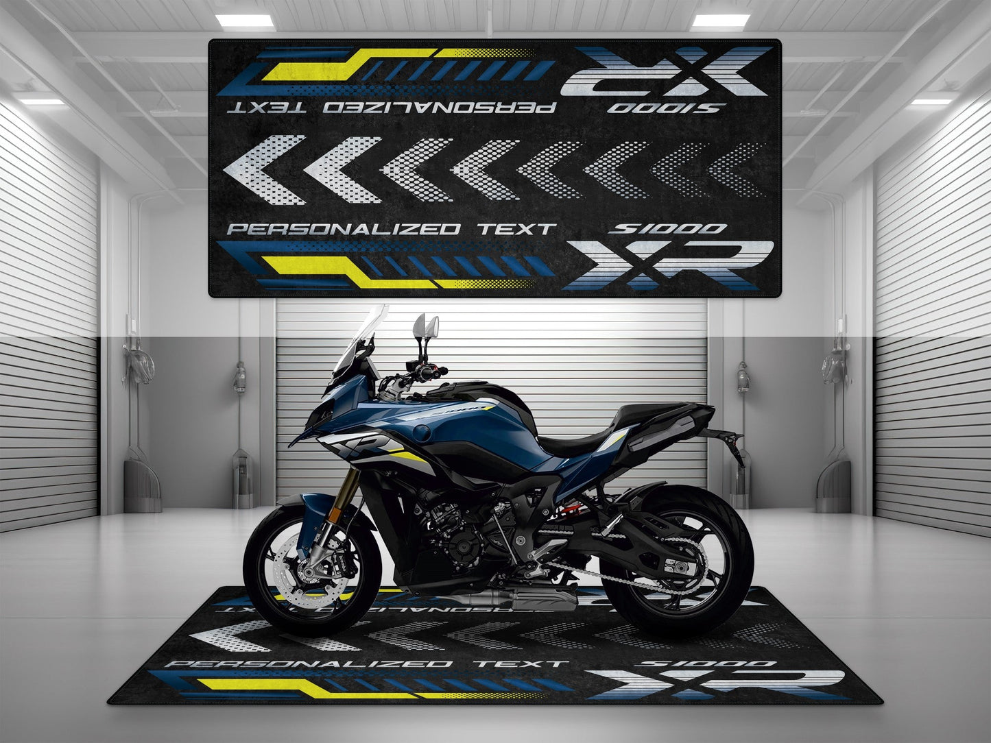 Designed Pit Mat for BMW S1000 XR Motorcycle - MM7279 - Howling Moto