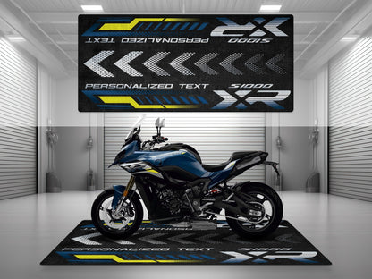 Designed Pit Mat for BMW S1000 XR Motorcycle - MM7279 - Howling Moto