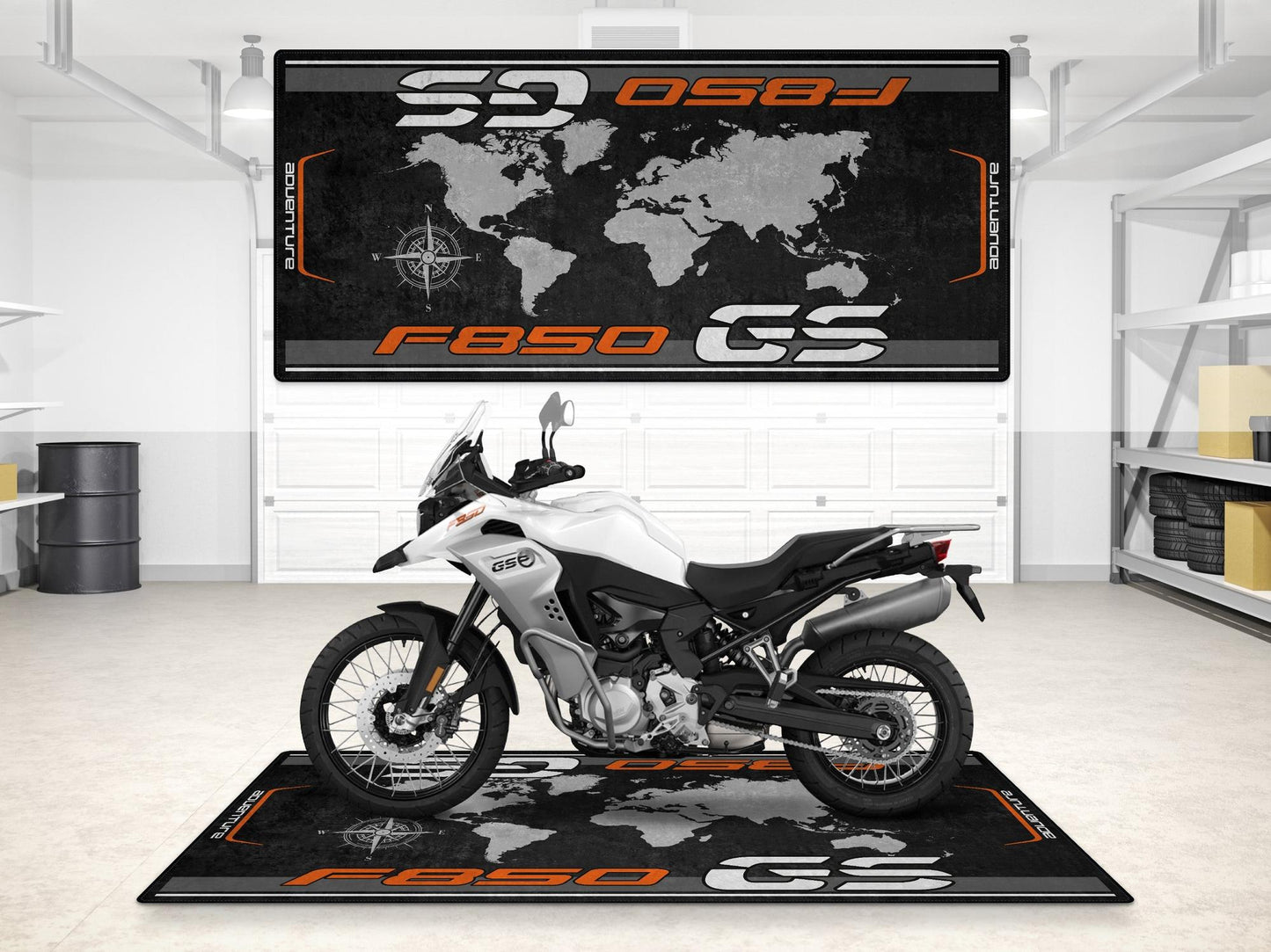 MPM Motorcycle Mat for BMW F850 GS Adventure - MM7290 - Howling Moto
