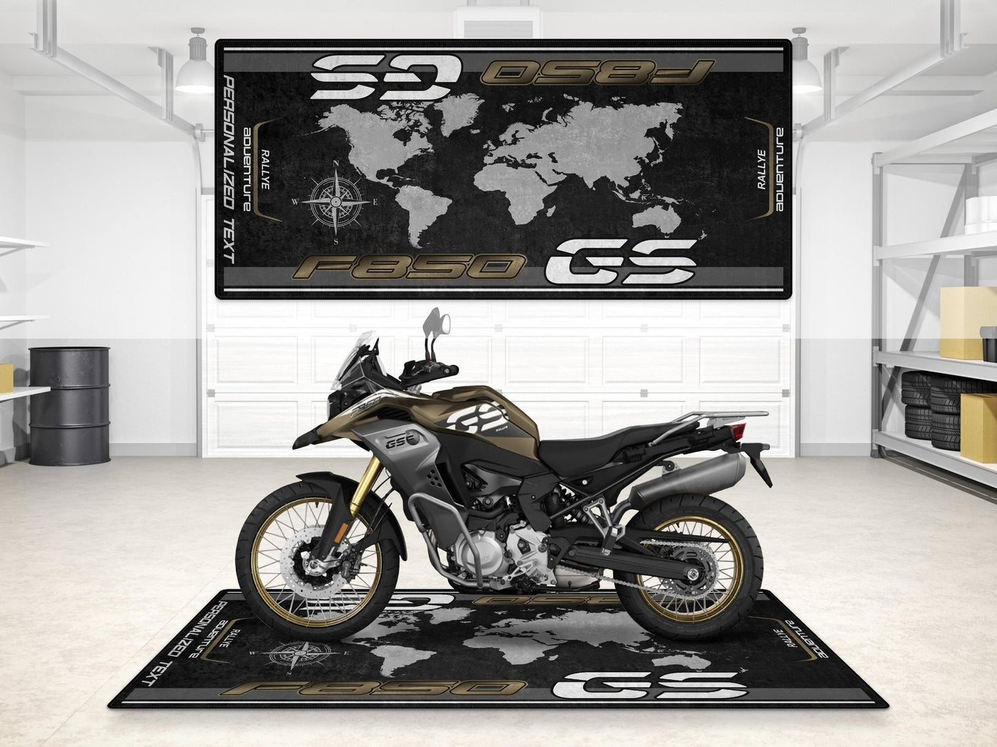 MPM Motorcycle Mat for BMW F850 GS Adventure - MM7290 - Howling Moto
