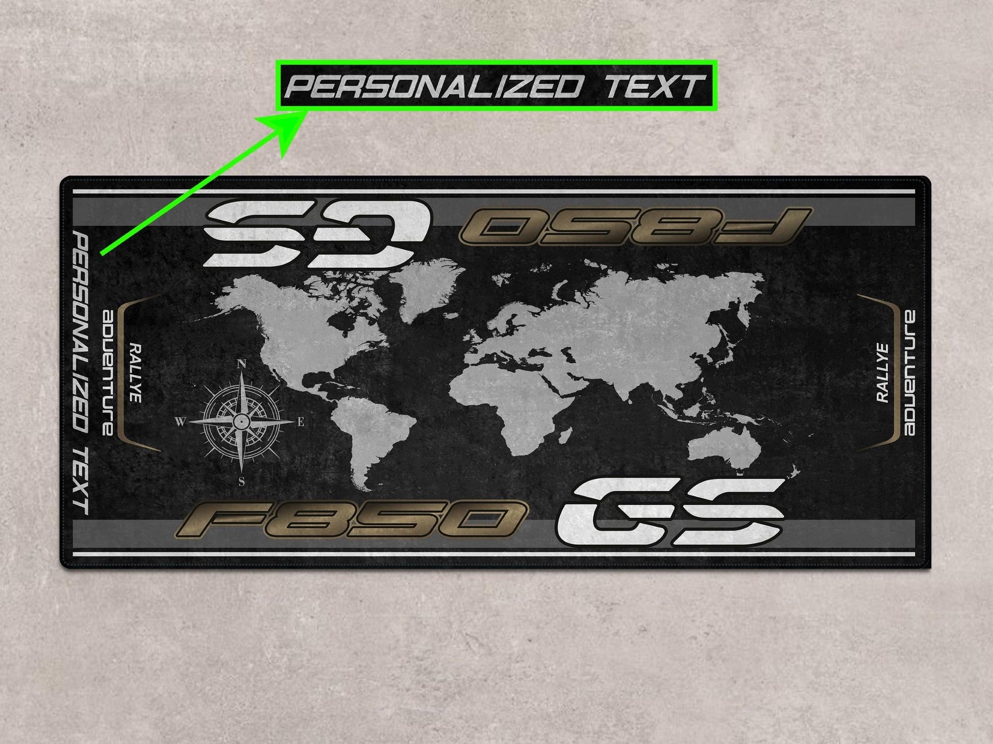 MPM Motorcycle Mat for BMW F850 GS Adventure - MM7290 - Howling Moto