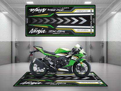 MPM Motorcycle Mat for Kawasaki Ninja ZX-6R KRT Edition - MM7396 - Howling Moto