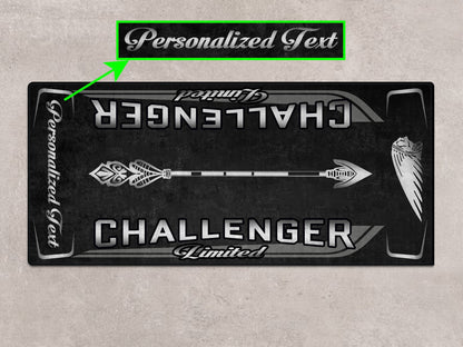 Designed Pit Mat for Indian Challenger Limited Motorcycle - MM7333 - Howling Moto