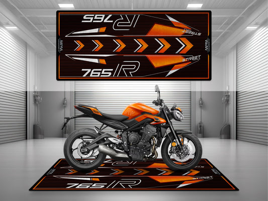 MPM Motorcycle Mat for Street Triple 765 R - U1301 - Howling Moto