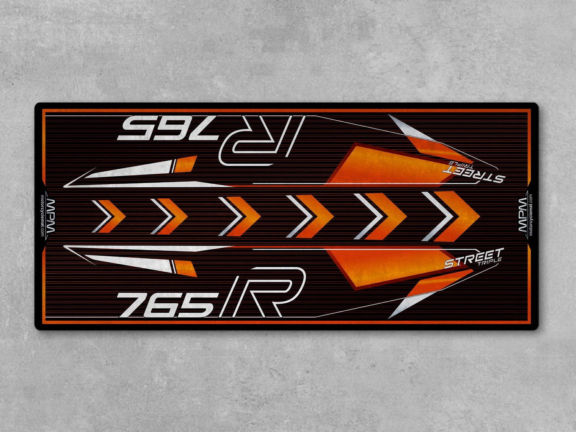MPM Motorcycle Mat for Street Triple 765 R - U1301 - Howling Moto
