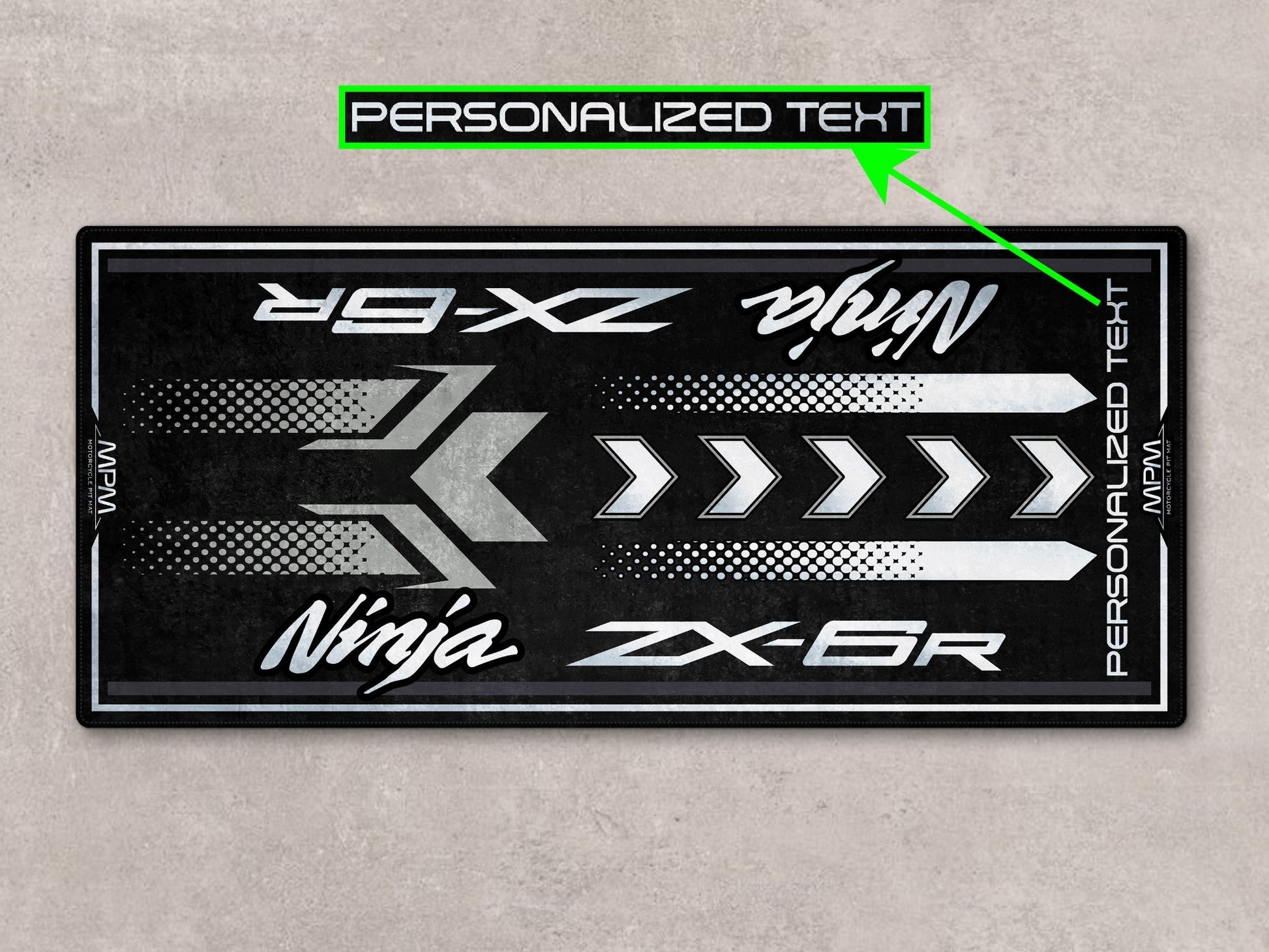 MPM Motorcycle Mat for Kawasaki ZX-6R - MM7395 - Howling Moto