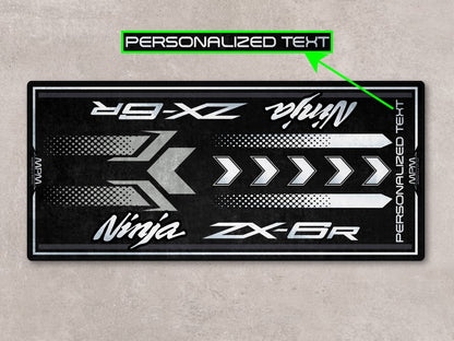MPM Motorcycle Mat for Kawasaki ZX-6R - MM7395 - Howling Moto